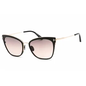 Tom Ford Women's Sunglasses - Cat Eye Plastic Frame Gradient Brown Lens | FT0843 01F