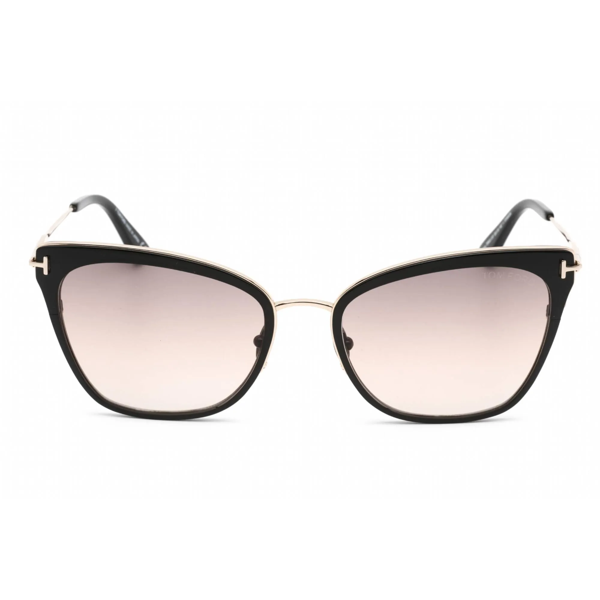 Tom Ford Women's Sunglasses - Cat Eye Plastic Frame Gradient Brown Lens | FT0843 01F