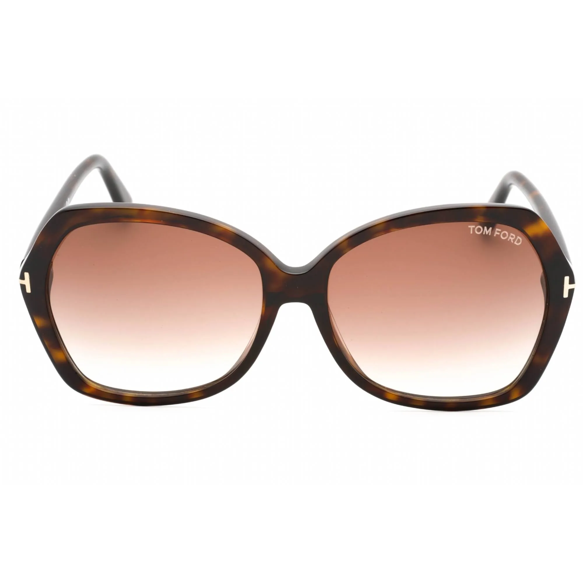 Tom Ford Women's Sunglasses - Dark Havana Acetate Butterfly Frame | FT0328 Carola 52F