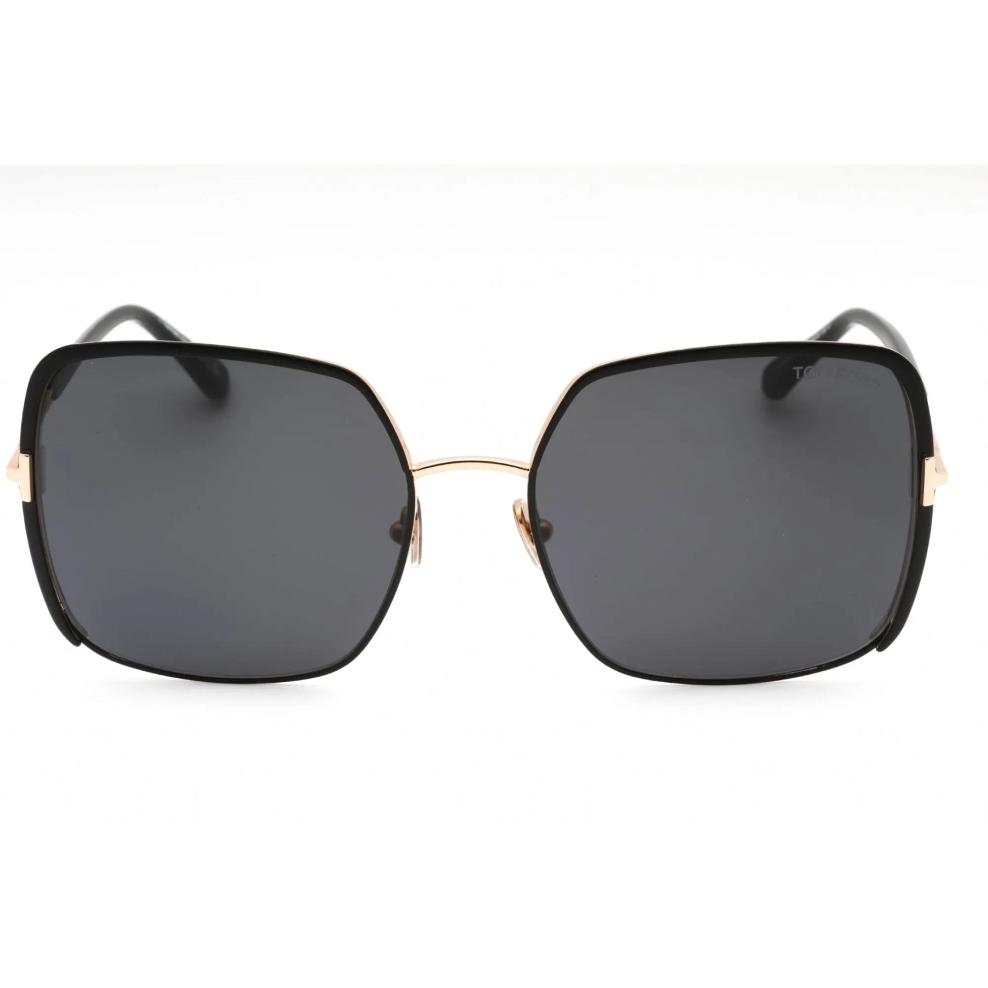 Tom Ford Women's Sunglasses - Matte Black Metal Butterfly Full Rim Frame | FT1006 02A
