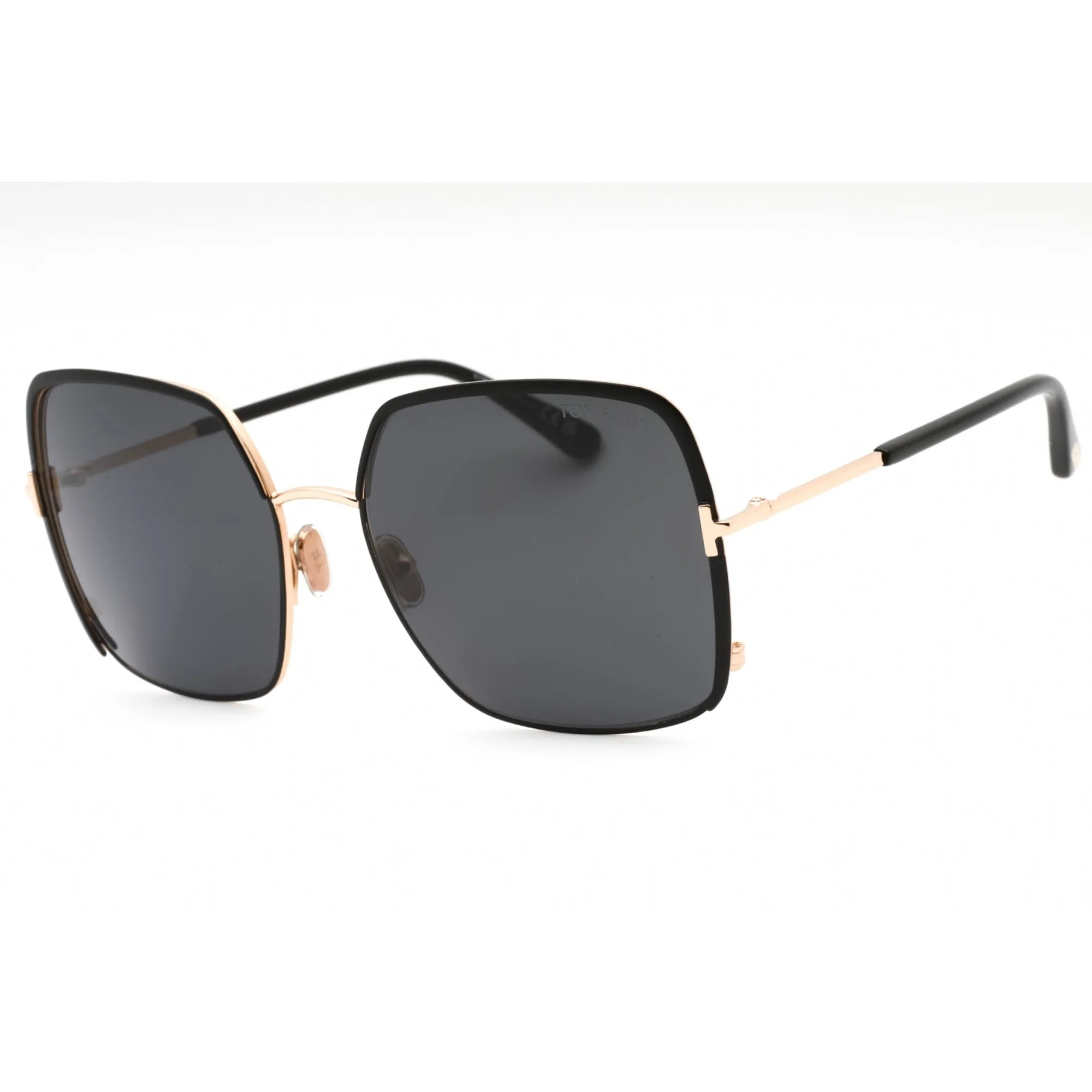 Tom Ford Women's Sunglasses - Matte Black Metal Butterfly Full Rim Frame | FT1006 02A