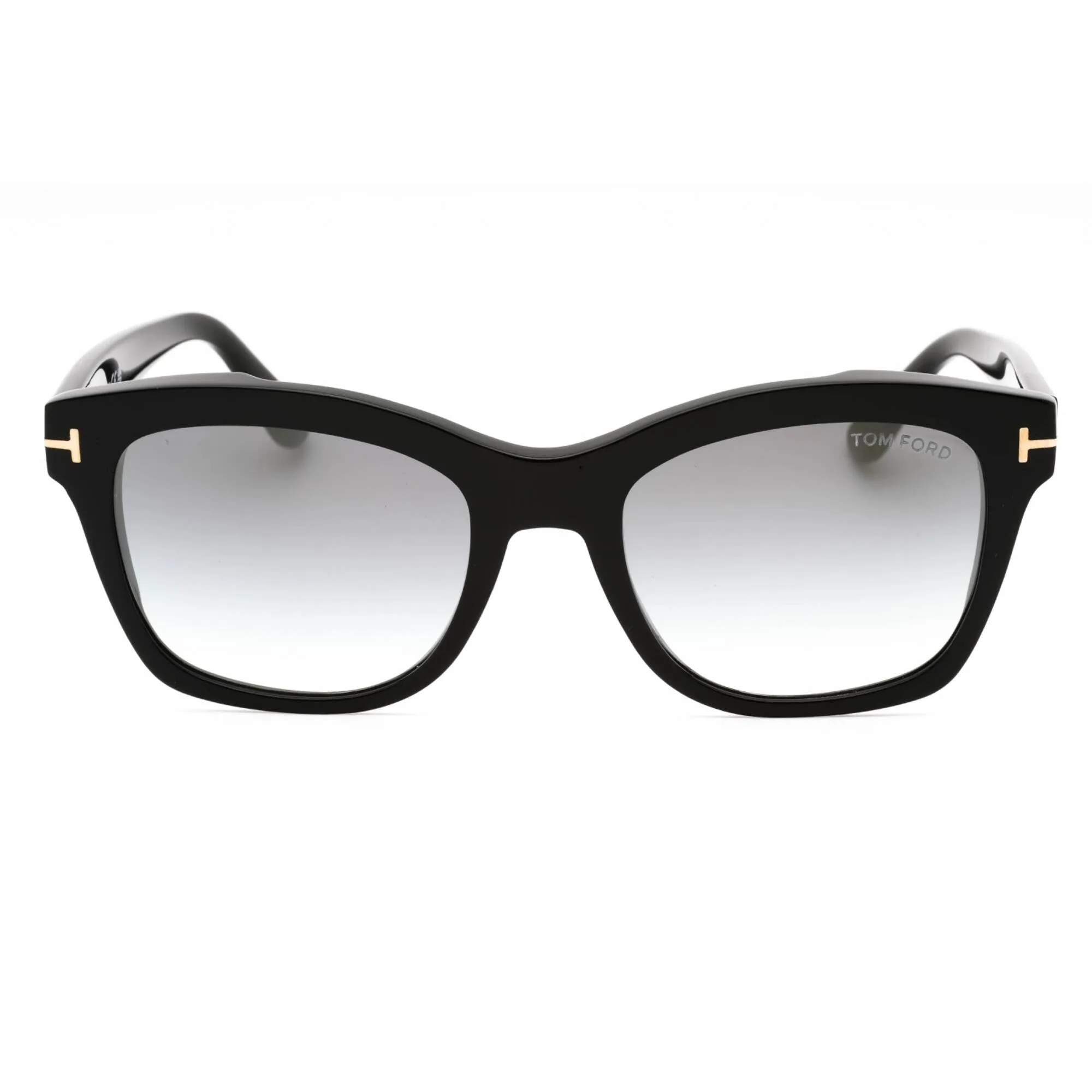 Tom Ford Women's Sunglasses - Shiny Black Acetate Cat Eye Full Rim Frame | FT0614 01C