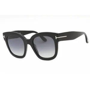 Tom Ford Women's Sunglasses - Shiny Black Plastic Cat Eye Full Rim Frame | FT0613 01D
