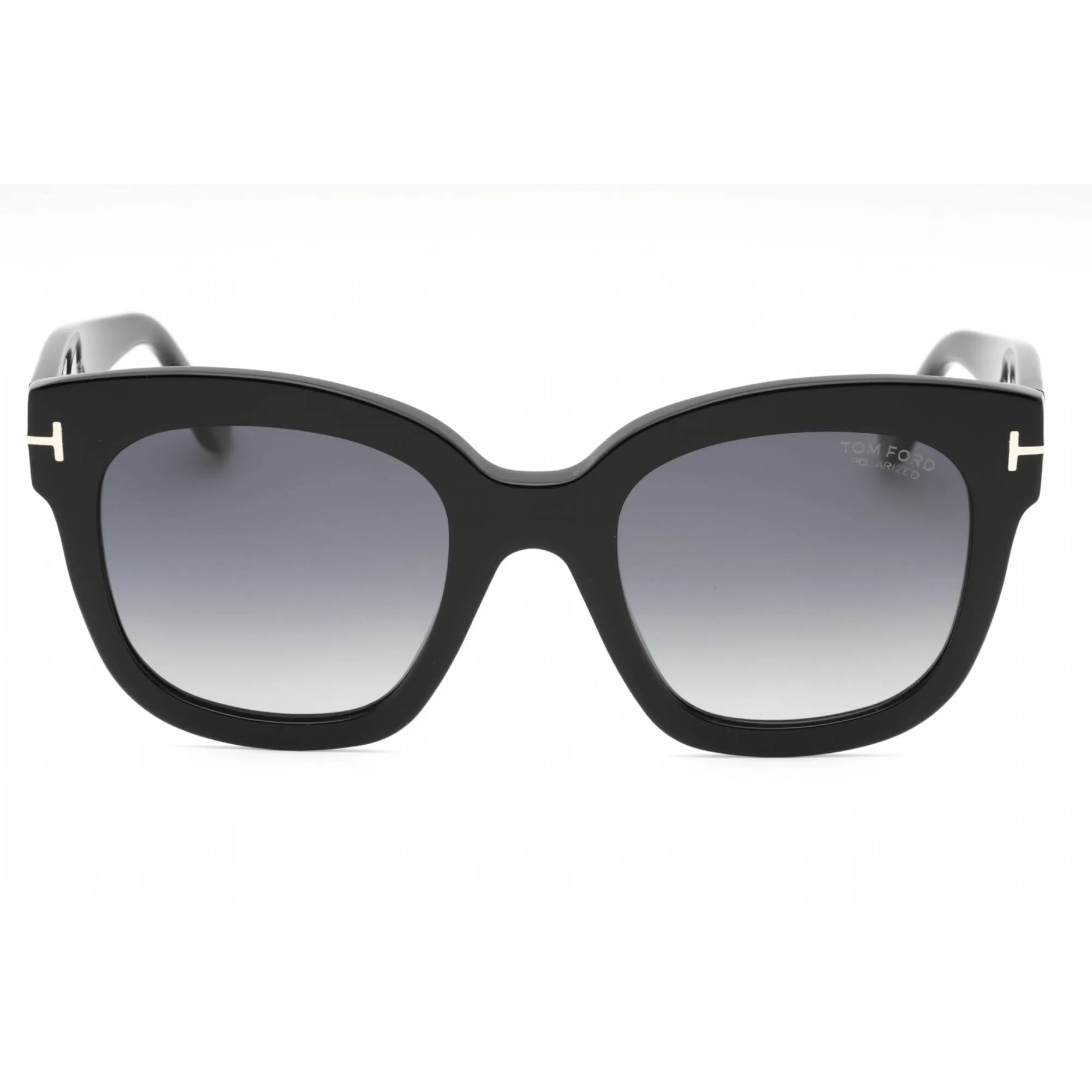 Tom Ford Women's Sunglasses - Shiny Black Plastic Cat Eye Full Rim Frame | FT0613 01D
