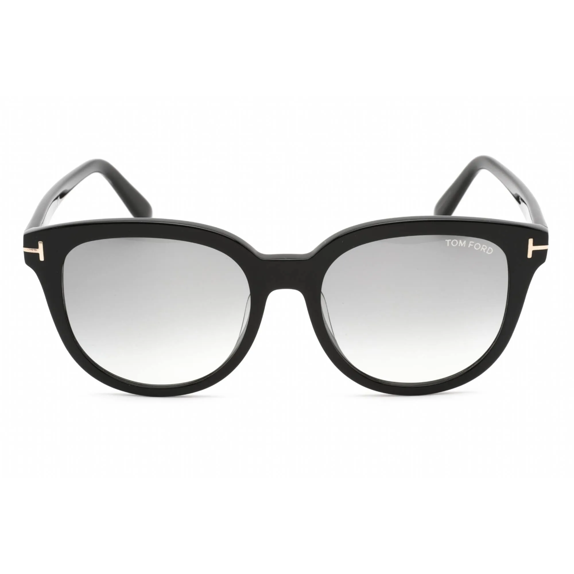 Tom Ford Women's Sunglasses - Shiny Black Plastic Cat Eye Shape Frame | FT0914-F 01B