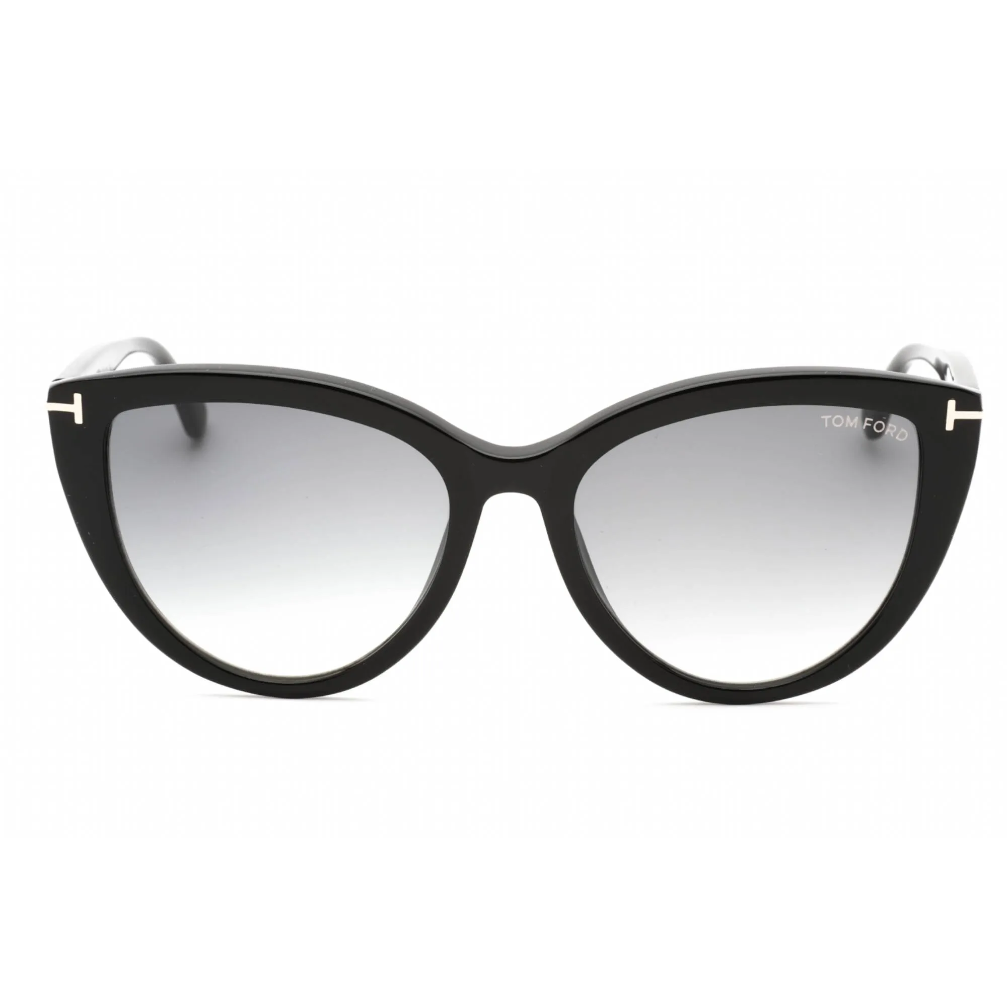 Tom Ford Women's Sunglasses - Shiny Black Plastic Cat Eye Shape Frame | FT0915 01B