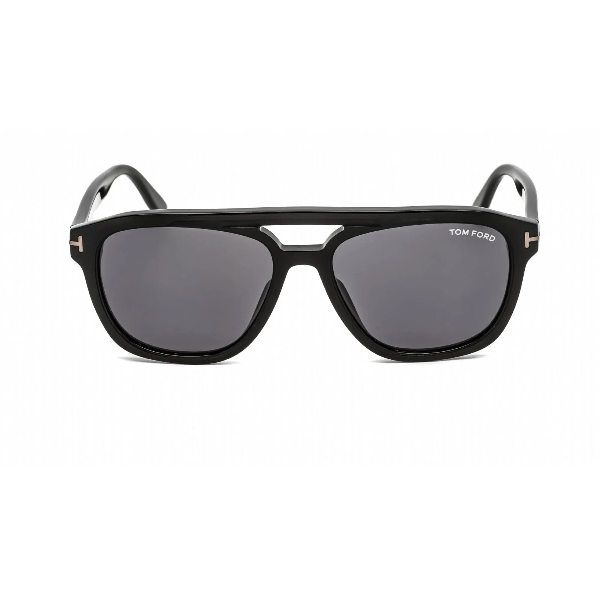 Tom Ford Women's Sunglasses - Shiny Black Plastic Frame Smoke Lens | FT0776-N 01A