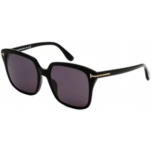 Tom Ford Women's Sunglasses - Shiny Black Plastic Square Full Rim Frame | FT0788 01A