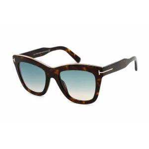 Tom Ford Women's Sunglasses - Shiny Dark Havana Plastic Cat Eye Frame | FT0685 52P