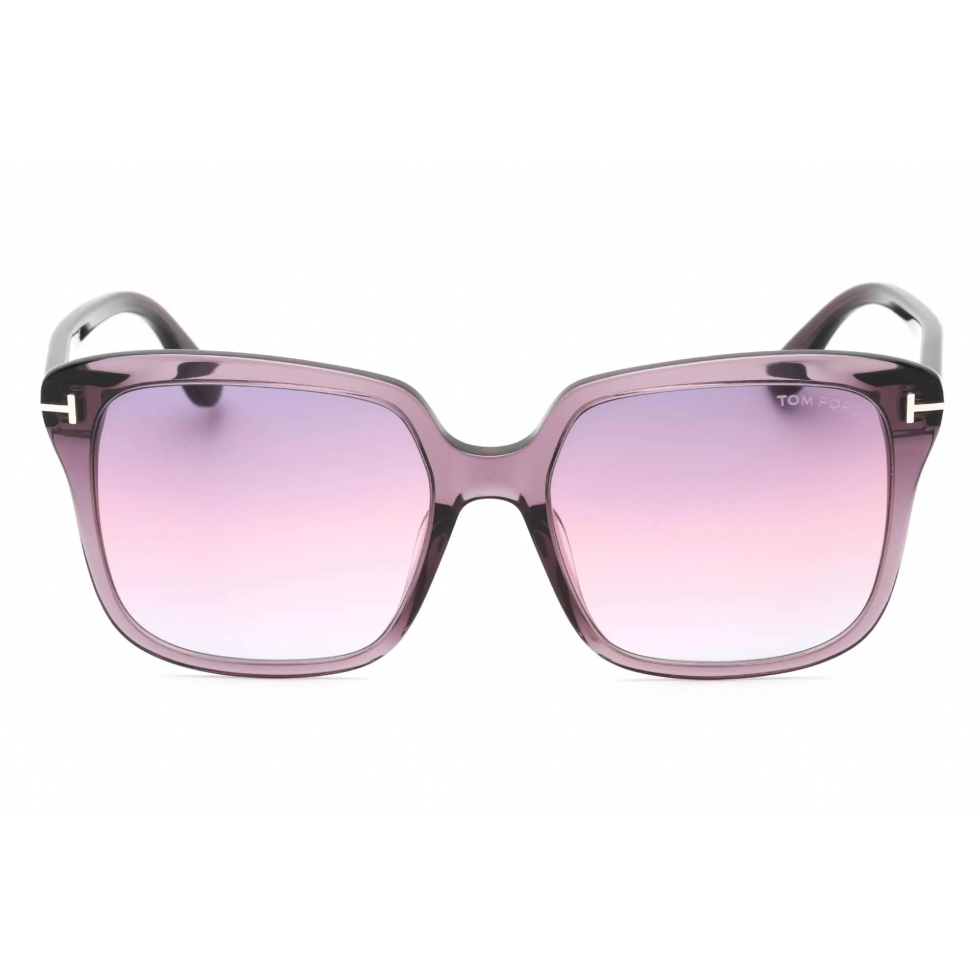Tom Ford Women's Sunglasses - Shiny Violet Plastic Square Shape Frame | FT0788 81Z