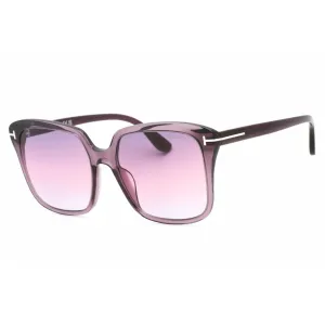 Tom Ford Women's Sunglasses - Shiny Violet Plastic Square Shape Frame | FT0788 81Z