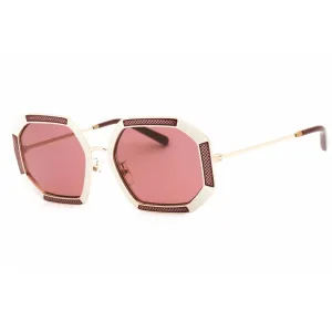 Tory Burch Women's Sunglasses - Bordeaux/Patterned Pale Gold Frame | 0TY6102 335469
