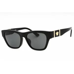 Versace Men's Sunglasses - Black Plastic Full Rim Frame Grey Lens | 0VE4457F GB1/87