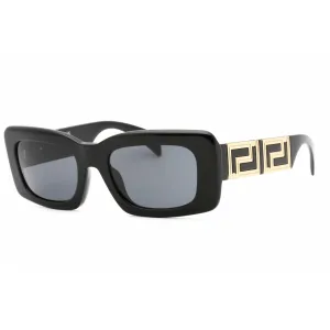 Versace Women's Sunglasses - Black Plastic Rectangular Shape Frame | 0VE4444U GB1/87