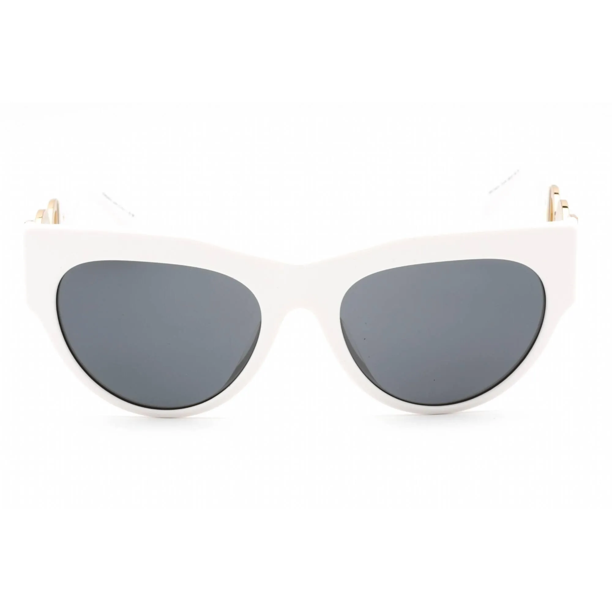 Versace Women's Sunglasses - Full Rim White Plastic Cat Eye Frame | 0VE4440U 314/87