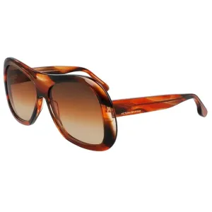 Victoria Beckham Women's Sunglasses - Striped Red Frame | VICTORIA BECKHAM VB623S 617