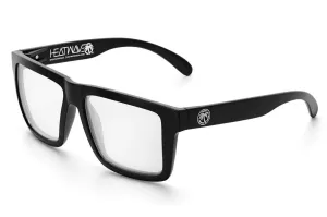 XL Vise Z87 Sunglasses: Black Frame - Tuff-Tec Clear Lens